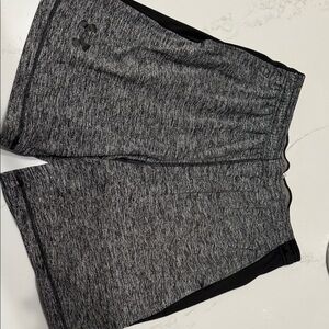 Under Armour Gray and Black Athletic Shorts